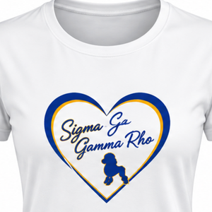 Camiseta Personalizada SGRHO para Mujer, con Estampado de la Hermandad Griega Sigma Gamma Rho, Manga Corta, Cuello Redondo, Algodón, Ropa Casual al por Mayor - Product Image 3
