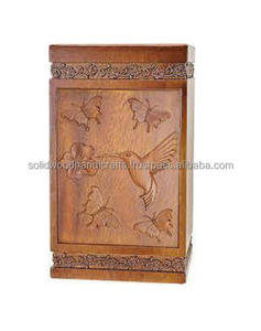 Urnas de cremación de madera de nuevo diseño para urnas de madera para adultos Urnas funerarias Tamaño personalizado Suministros funerarios - Product Image 2