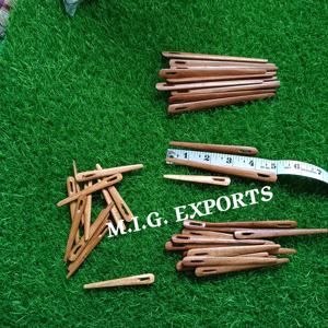 Les aiguilles à tisser en bois utilisent des fils de chaînage pour accélérer le processus de tissage. L'aiguille à tisser est fabriquée en bois de hêtre de qualité supérieure. - Product Image 5