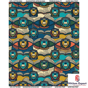Fabricant de Tissus Imprimés Wax Africains Personnalisés de Qualité Supérieure, Fournisseur OEM ODM de Textiles Ankara pour Anniversaires Universitaires et Conventions - Product Image 3