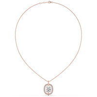 Colgante de Lujo con Diamante Cultivado en Laboratorio de 2.66 Ct, Estilo Único, Certificado IGI, Oro Sólido de 14k, Diseño Ligero, Corte Oval Brillante, para Mujer