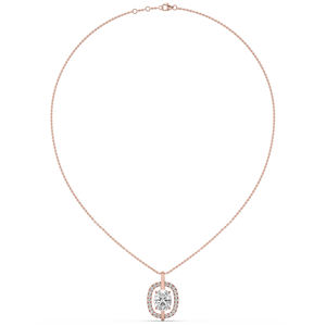 Pendentif en diamant de laboratoire de style unique 2,66 carats, coupe ovale brillante légère, or 14 carats 10 carats, bijou pour un usage quotidien, glamour - Product Image 6