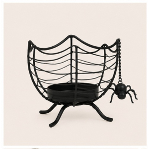 Trending Halloween Decor Spider Web <b>Black</b> Metal <b>Candelabra</b> Iron Candle Holder for Home Tabletop & Wholesale Party Supplies - Product Image 3