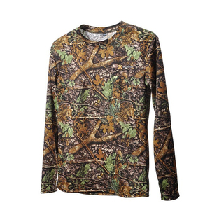 Chemise à manches longues camouflage en polyester, coupe universelle, vêtements de plein air - Product Image 1