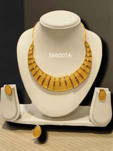 AWAIS HOUSE ชุดเครื่องประดับแฟชั่นใหม่สไตล์ฮิปฮอป ชุบทอง ทองเหลืองสีดำ ประดับเพชร ลายอินฟินิตี้ สำหรับผู้หญิง สร้อยคอ งานแต่งงาน งานปาร์ตี้ - Product Image 3