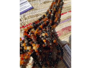 Tasbih/Misbaha de 99 cuentas de cuerno de búfalo redondo pulido, rústico, islámico, moderno, ecológico, religioso de ILAHI, Uttar Pradesh - Product Image 5