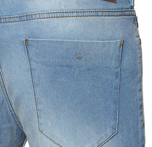 Jeans évasés pour hommes, nouvelle collection été, design personnalisé, patchwork, respirants, coupe ajustée, style hip-hop, en denim délavé à l'acide, vente en gros - Product Image 5