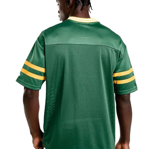 ชุดฟุตบอลอเมริกันแบบซับลิเมชั่น เสื้อฟุตบอลสำหรับผู้ชาย ผ้าตาข่ายโพลีเอสเตอร์ เสื้อฟุตบอลเรียบแบบสวมหัว ชุดกีฬา - Product Image 5