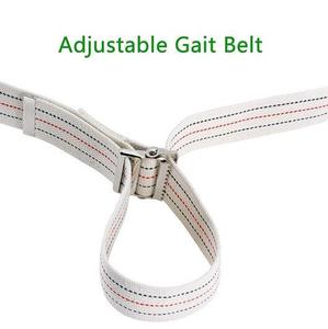 Cinturón de Algodón con Diseño a Rayas y Hebilla Metálica para Soporte y Movilidad de Pacientes - Product Image 2