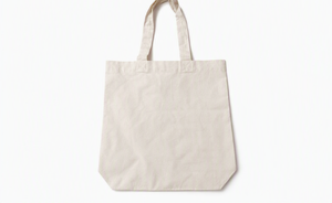 Sac fourre-tout en toile de coton écologique réutilisable avec poignée longue pour le transport quotidien - Product Image 1