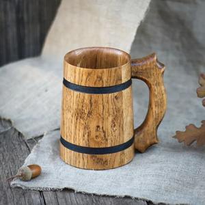 Most Selling Quality Rustic Style Wooden <b>Mug</b> Food Safe Drinking Cup for Tea Milk and Juice Available at Best Price - Product Image 6