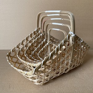 Biodegradable Natural <b>Baskets</b> for <b>Gift</b> Packaging Handmade Bamboo <b>Basket</b> <b>Hampers</b> Top Selling <b>Gifts</b> <b>Hamper</b> Caddy - Product Image 6