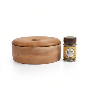 Caja de Madera Artesanal Premium para Chapati, Tarro para Especias, Contenedor para Roti, Diseño Minimalista, Conservación de Frescura, Decoración del Hogar, Cocina - Product Image 2