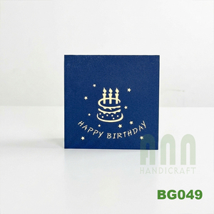 Tarjetas de felicitación 3D pop-up personalizadas con impresión UV y offset para cumpleaños, en venta en ANN HANDICRAFT - Product Image 1