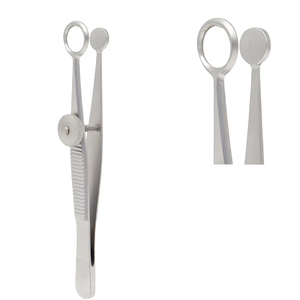 Forceps pour chalazion Ayer, diamètre intérieur 8 mm, longueur totale 9 cm, instrument chirurgical ophtalmique en acier inoxydable - Product Image 3