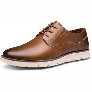 New Men's Business Casual Breathable Microfiber Square Toe <b>Shoes</b> with Massage Feature for Wedding and Office Use Summer Winter - Product Image 6