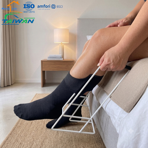Made in Taiwan Elder Care Sock Aids Stocking Donner With Handles Therapy Supplies for Disabled Pregnant - Product Image 3