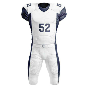 Ensemble de maillots de football américain imprimés, hiver, col en V, manches courtes, évacuation de l'humidité, extensible dans quatre directions, coupe ajustée, coupe-vent - Product Image 4