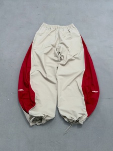 Mens <b>Y2K</b> Streetwear Windbreaker <b>Tracksuit</b> Set Two Piece Contrast Panel Oversized Full Zip Jacket Two Piece Panel Windbreaker - Product Image 3