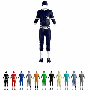 Premium Custom Baseball Uniform Set Men Women Youth Breathable Jersey Pants Team Sports Wear Quick Dry Durable Stitching Uniform - Product Image 1