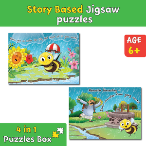 Rompecabezas de 200 Piezas de Biplob's Know-How sobre la Recolección de Agua de Lluvia y 1 Libro de Actividades, Material de Cartón, Empaquetado en Caja - Product Image 1