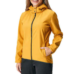 Nueva Chaqueta Softshell con Capucha, Diseño Transpirable Personalizado, Chaqueta de Invierno para Mujer, Resistente al Viento, Impermeable, Forrada de Forro Polar, con Cierre - Product Image 1