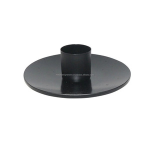 Set of 2 Gold and <b>Black</b> Metal Candlestick Holder Valentine's Day Wedding Party Festival Desktop Decor <b>Candelabra</b> - Product Image 5