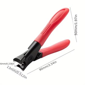 ที่ตัดเล็บสแตนเลสแบบมืออาชีพ รุ่นใหม่ล่าสุด ป้องกันการกระเด็น ใบมีดโค้ง สำหรับเล็บหนาและแข็ง - Product Image 6