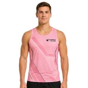 Camiseta sin mangas de alto rendimiento para hombre, que absorbe la humedad, para ejercicio y actividades al aire libre, camisetas sin mangas en oferta - Product Image 1