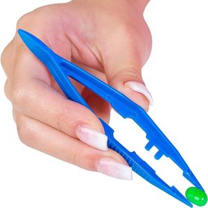 Pinces manuelles médicales jetables de premiers secours 11CM, pinces chirurgicales en plastique de qualité médicale bleues à usage unique certifiées CE Classe II - Product Image 4