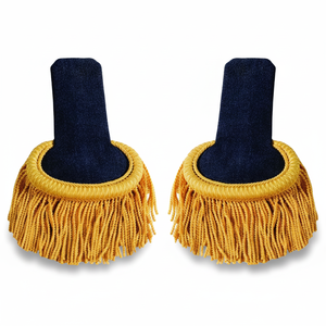 Épaulettes en viscose 2026 avec franges dorées, accessoires de décoration pour uniforme et robe de cérémonie - Product Image 5