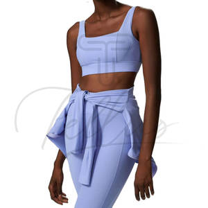 Conjuntos Deportivos de Yoga para Mujer de Alta Calidad, Transpirables, en Tela de Spandex/Poliéster, con Nuevo Diseño Estampado, Tallas Grandes, 3 Shorts - Product Image 4