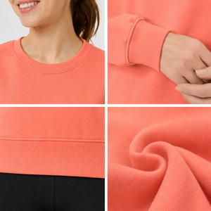 Sudadera para mujer, ligera, cómoda, de tejido polar, elegante, moderna, cómoda, con costuras duraderas, ropa informal, moda diaria, esencial - Product Image 5