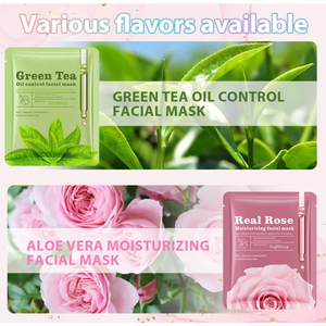Paquete facial de Corea de etiqueta privada con servicio OEM de vitamina C de árbol de té de aloe - Product Image 5