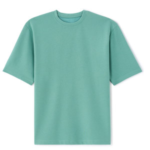 เสื้อยืดโอเวอร์ไซส์สีแดงล้วนสำหรับผู้ชาย ผ้าคอตตอนเจอร์ซีย์ พิมพ์ลายกราฟิก สไตล์สตรีทแวร์ เสื้อยืดคอตตอนพิมพ์ลายกราฟิกทรงโอเวอร์ไซส์ ทรงบ็อกซี่ สำหรับทุกเพศ - Product Image 6