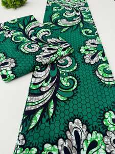 Tela de Algodón con Estampado Africano de Botswana, Diseño Vibrante y Asequible para Ropa de Mujer y Bodas - Product Image 6