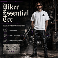 T-shirt décontracté ample de haute qualité 100% coton, nouvelle tendance, marque rétro, imprimé vieilli, streetwear