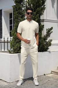 Ensemble de survêtement personnalisé pour homme, coupe ajustée, vêtements de sport, tenue de gym - Product Image 6