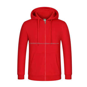OEM Logo Unisex Active Sweats à capuche zippés à manches longues avec poche Sweatshirts à capuche Vestes - Product Image 1