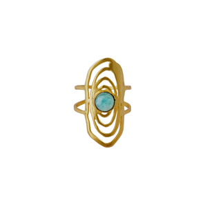 Natural Amazonite Gemstone Swirl Geometric <b>Ring</b> Handmade Adjustable <b>Boho</b> <b>Ring</b> Statement Fashion Jewelry Gift For Women R - Product Image 1