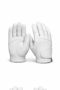Gants de frappe en cuir blanc pour l'entraînement, fermeture à enfiler, unisexe adulte, design durable, maintien sécurisé du poignet - Product Image 2
