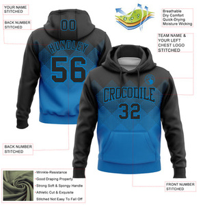 เสื้อฮู้ดโพลีเอสเตอร์พิมพ์ลายทั้งตัวแบบกำหนดเอง ผู้ผลิตกราฟิกใหม่ - Product Image 2