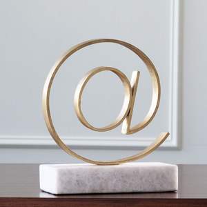 Luxury Contemporary Aluminum Abstract <b>Ribbon</b> Sculpture Modern Art Deco Eco-Friendly Tabletop Art Decor for Living Room - Product Image 6