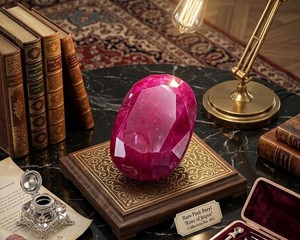 Lot en gros de 5000 carats de rubis chauffés, taille émeraude ovale, cabochon facetté, pierres précieuses naturelles en vrac pour la fabrication de bijoux - Product Image 2