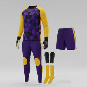 Suministro al por Mayor de Equipaciones de Portero de Fútbol con Tela Resistente y Estilo Clásico Simple para Equipos - Product Image 1