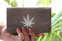 Vente en gros 100% pochette à tabac luxueuse en cuir véritable faite à la main pochette à tabac à rouler en cuir véritable pour fumer des herbes