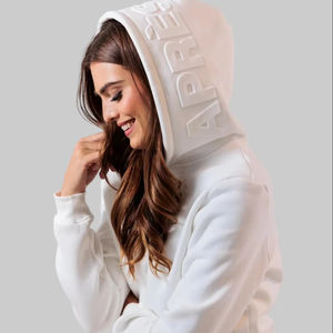 Hoodie Boxy Homme Personnalisé, Épais en Molleton Bouclette Français, avec Motif 3D en Relief, Style Streetwear Oversize pour Homme et Femme - Product Image 1