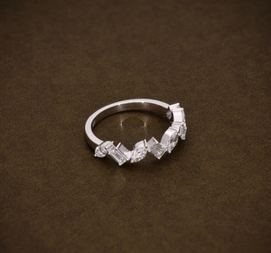 925 Sterling <b>Silver</b> Lab Grown Diamond Engagement Wedding <b>Ring</b> IGI Certified Luxury Jewelry - Product Image 2