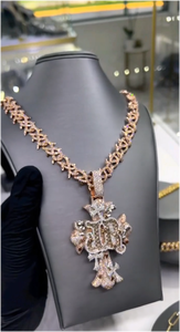 Pendentif Croix 3D Personnalisé en Moissanite VVS, Coupe Ronde, Argent 925, Style Hip Hop, Sertissage Iced Out, Passe le testeur de diamant, Bijoux Fins - Product Image 2