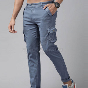 Pantalons cargo décontractés pour hommes, best-sellers, légers, pour l'automne, 100% coton, toile lavée - Product Image 2